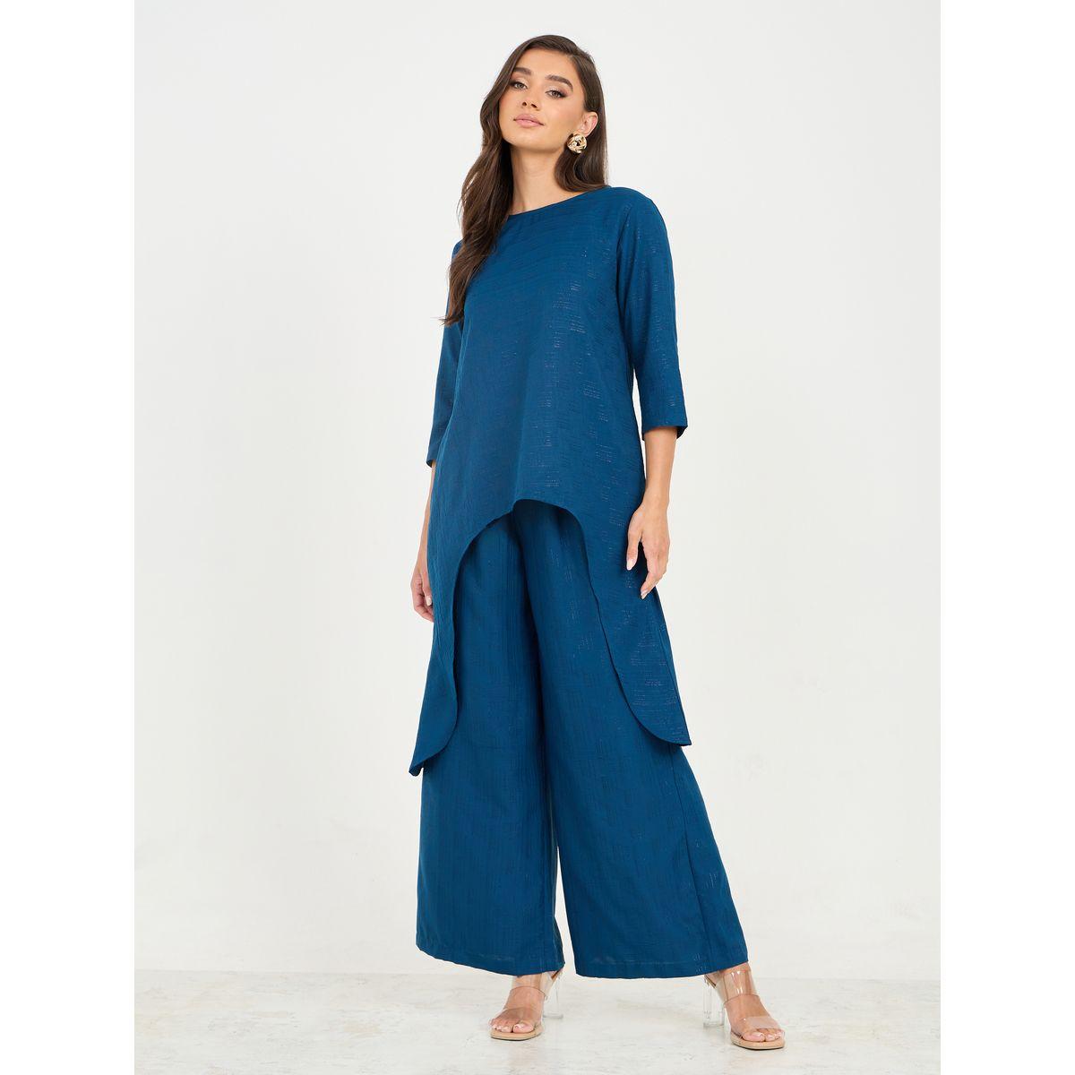 بنطال بارجل واسعة مع جيوب-women-clothing-bottoms-trousers-image-2