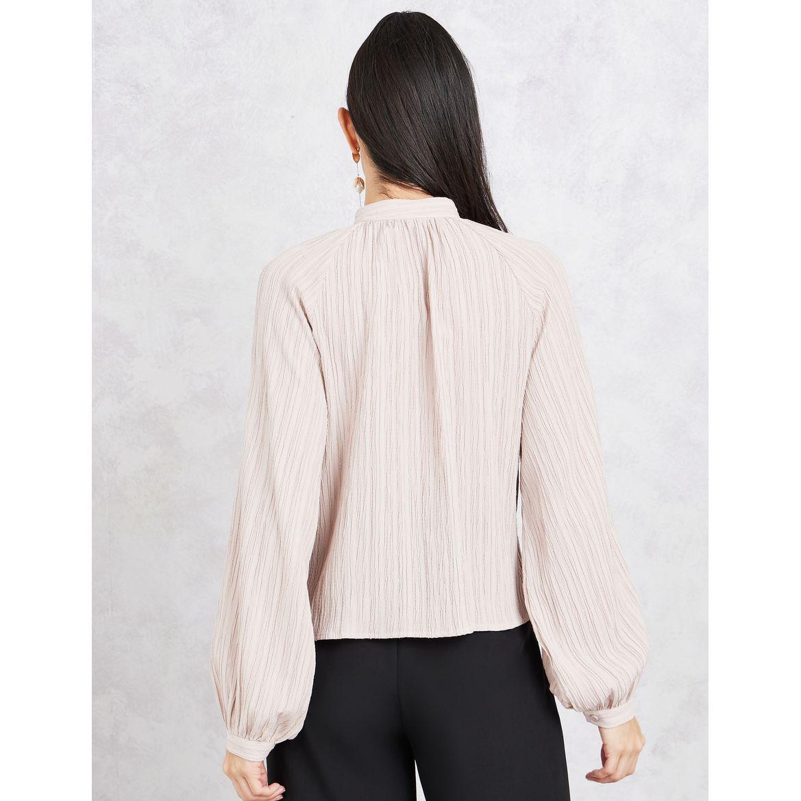 Styli Textured Long Sleeves Shirt-women-clothing-shirtsandblouses-shirts-image-5