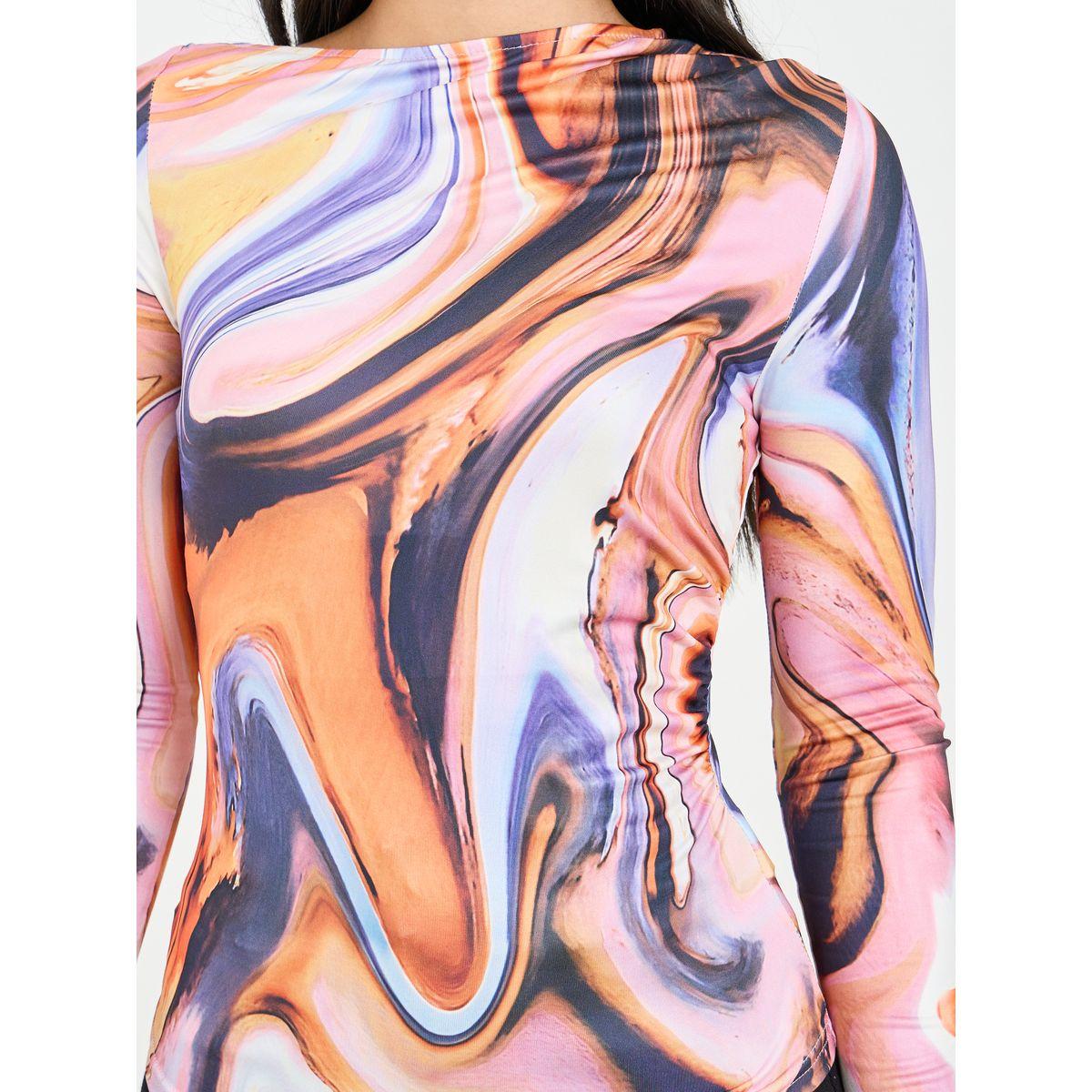 Styli Abstract Print High Neck Long Sleeve Knit Top-women-clothing-shirtsandblouses-blouses-image-4