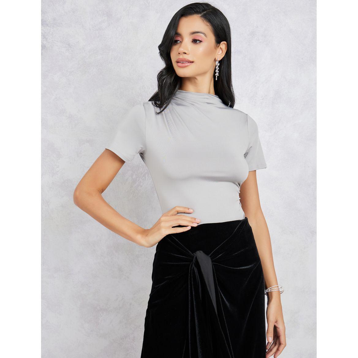 بودي سوت سادة بياقة عالية-women-clothing-tshirts-image-2
