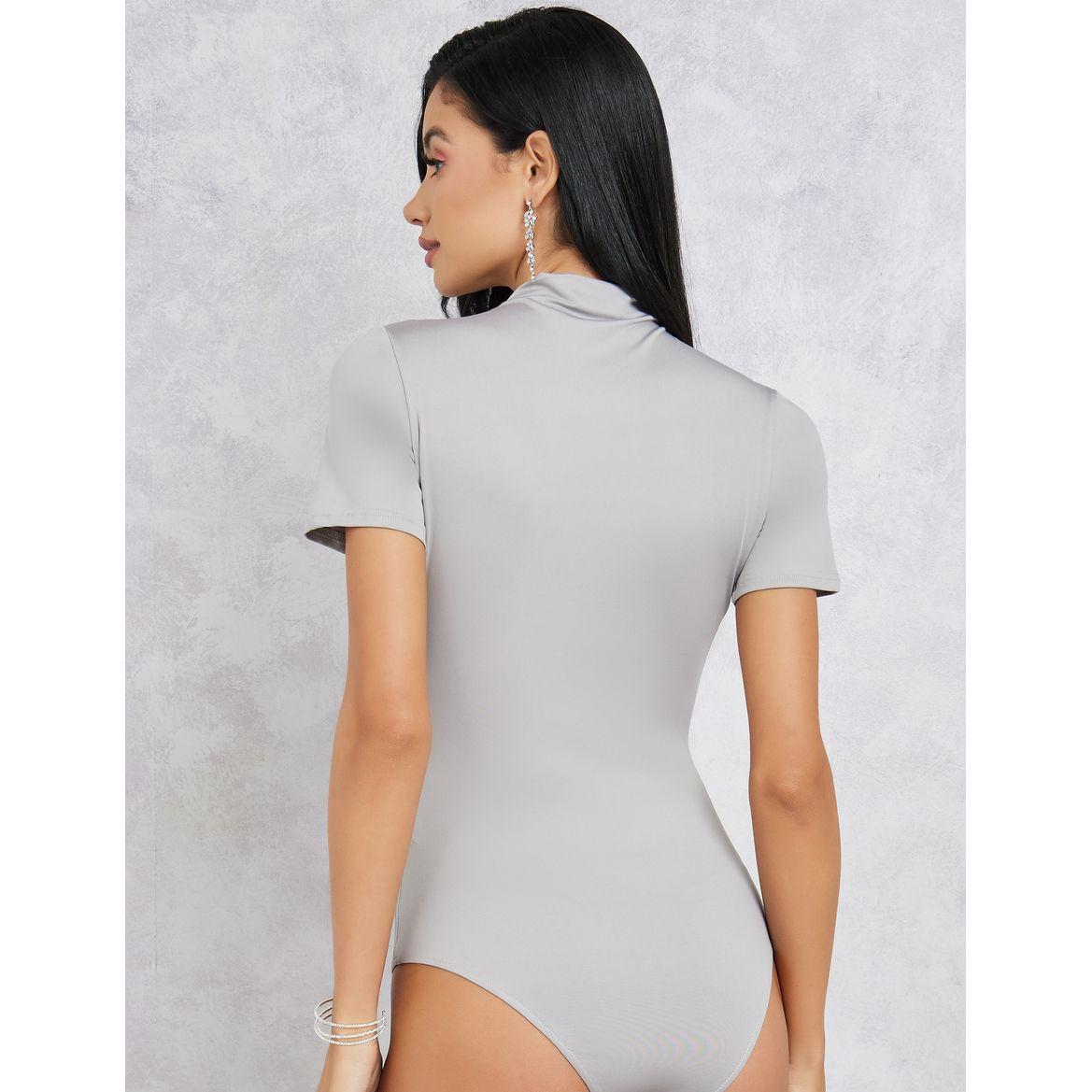 Styli Solid High Neck Fitted Bodysuit-women-clothing-tshirts-image-6