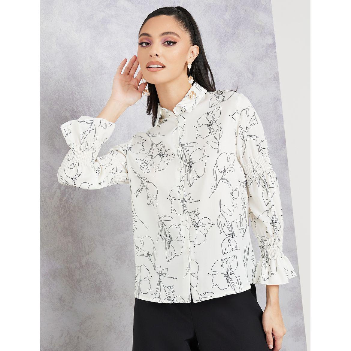 Styli Floral Printed Shirt with Long Sleeves-women-clothing-shirtsandblouses-shirts-image-3