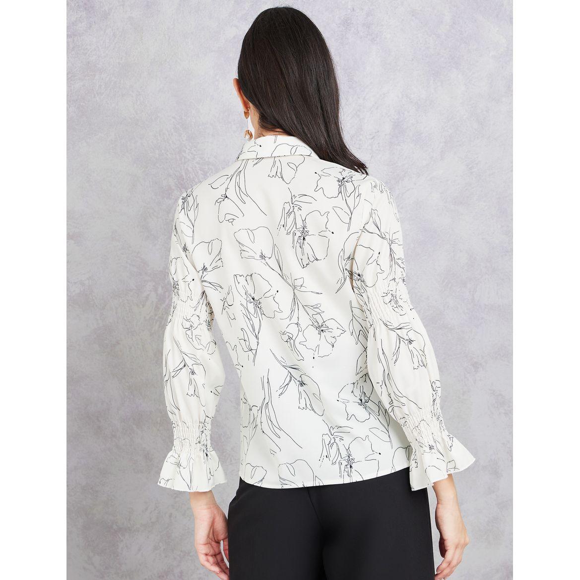 بلوزة مطبعة بزهور واكمام طويلة-women-clothing-shirtsandblouses-shirts-image-5