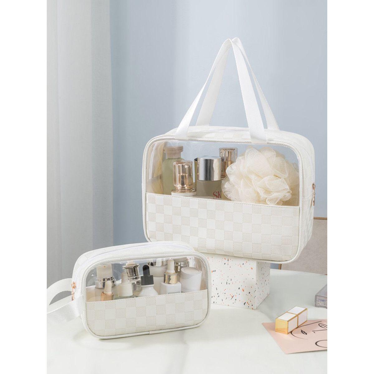 شنطة أدوات تجميل بتفاصيل شفافة-travel-accessories-image-1