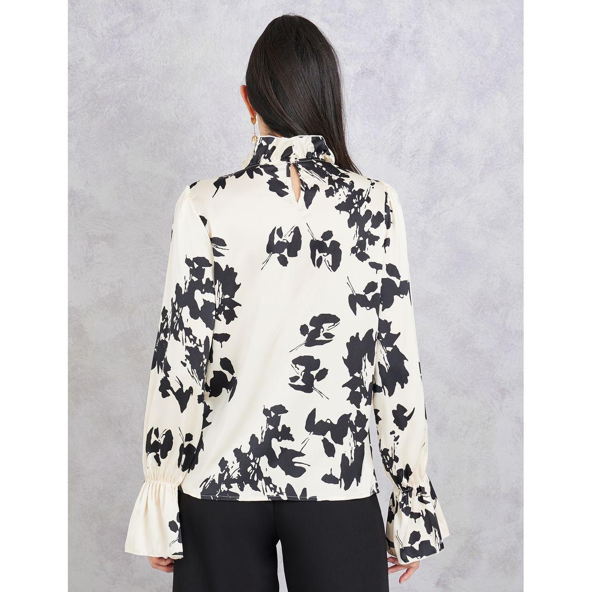 Styli Printed High Neck Blouse with Long Sleeves-women-clothing-shirtsandblouses-blouses-image-5