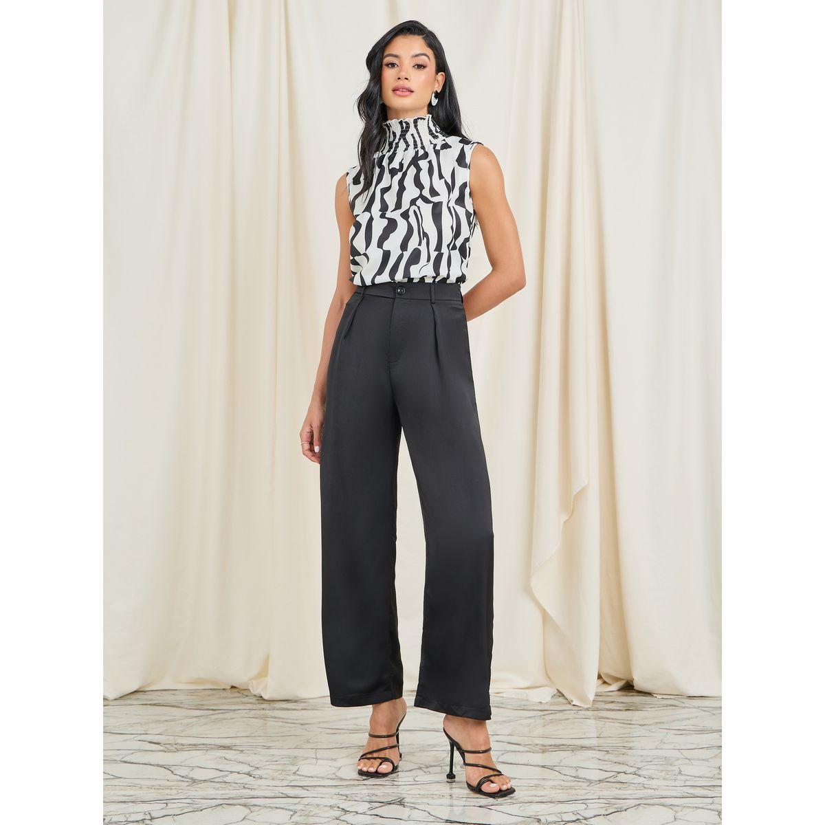 Styli Abstract Print High Neck Sleeveless Blouse-women-clothing-shirtsandblouses-blouses-image-2