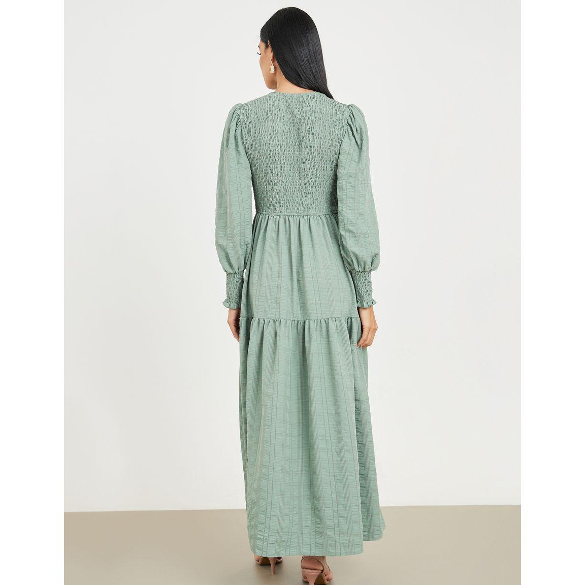 فستان طويل بتفاصيل بارزة الملمس-women-clothing-dresses-image-4