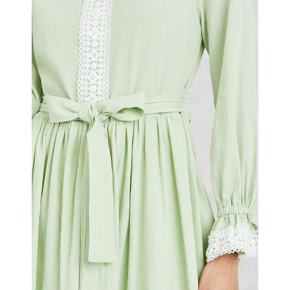 Styli Lace Detail Double Layer A-Line Maxi Dress-women-clothing-dresses-image-3