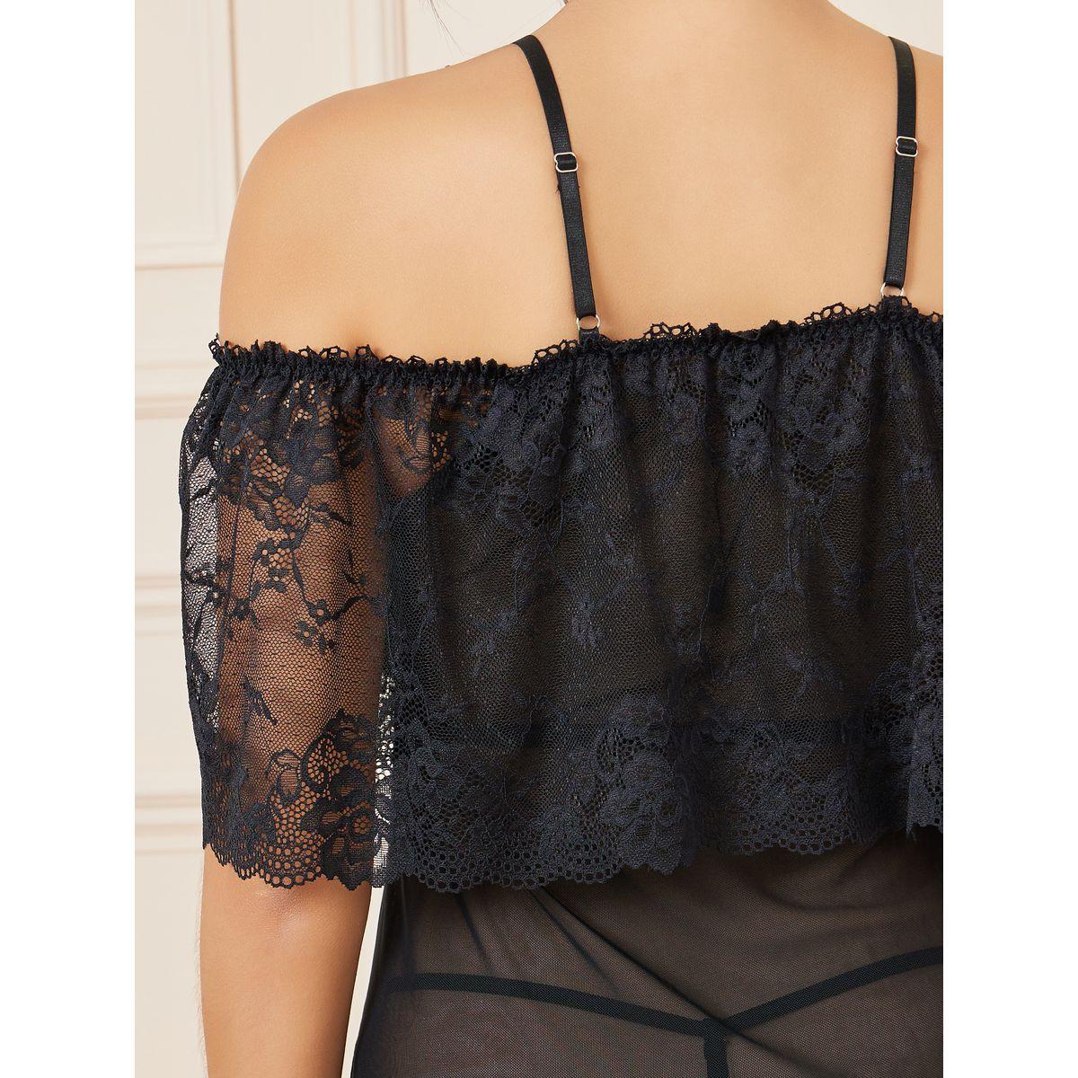 بيبي دول بأكتاف مكشوفة وثونغ-women-clothing-lingerie-babydollsandbodysuits-image-5