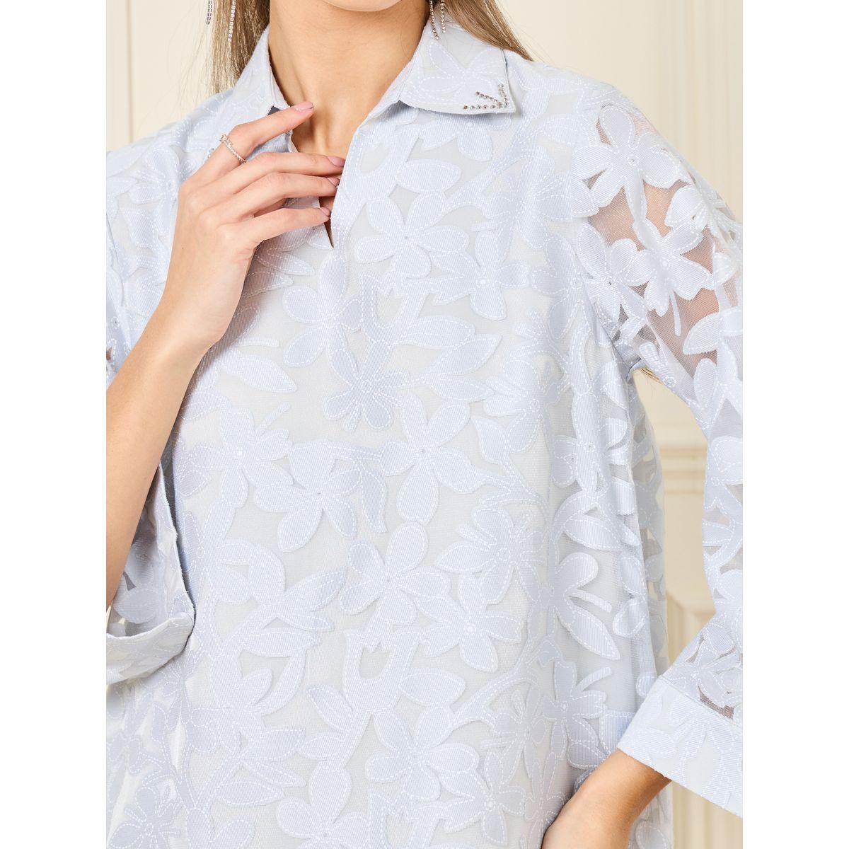 جلابية بياقة مشقوقة وتفاصيل دانتيل-women-arabicclothing-jalabiyas-image-3