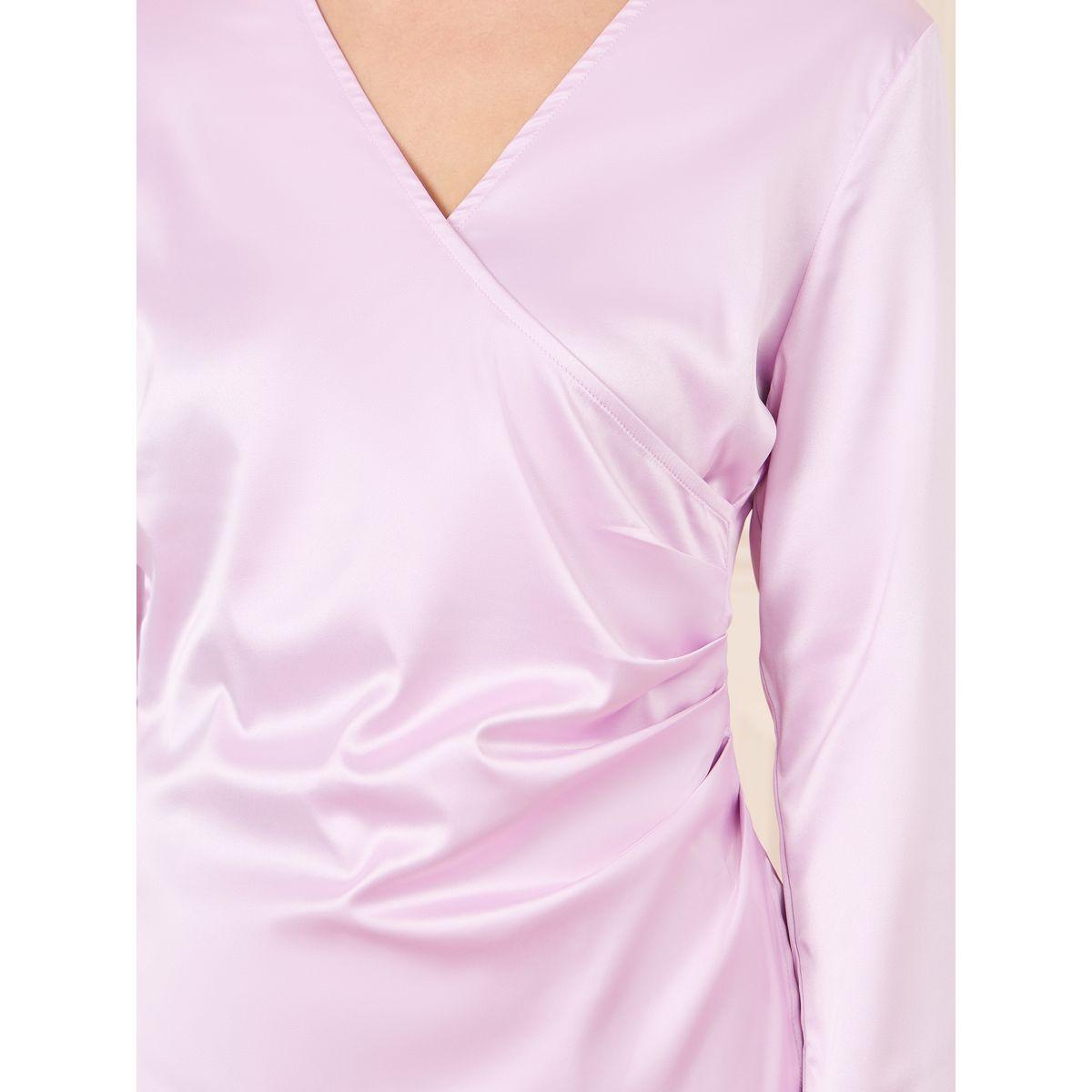 Styli Solid Long Sleeve Wrap Top-women-clothing-shirtsandblouses-blouses-image-3