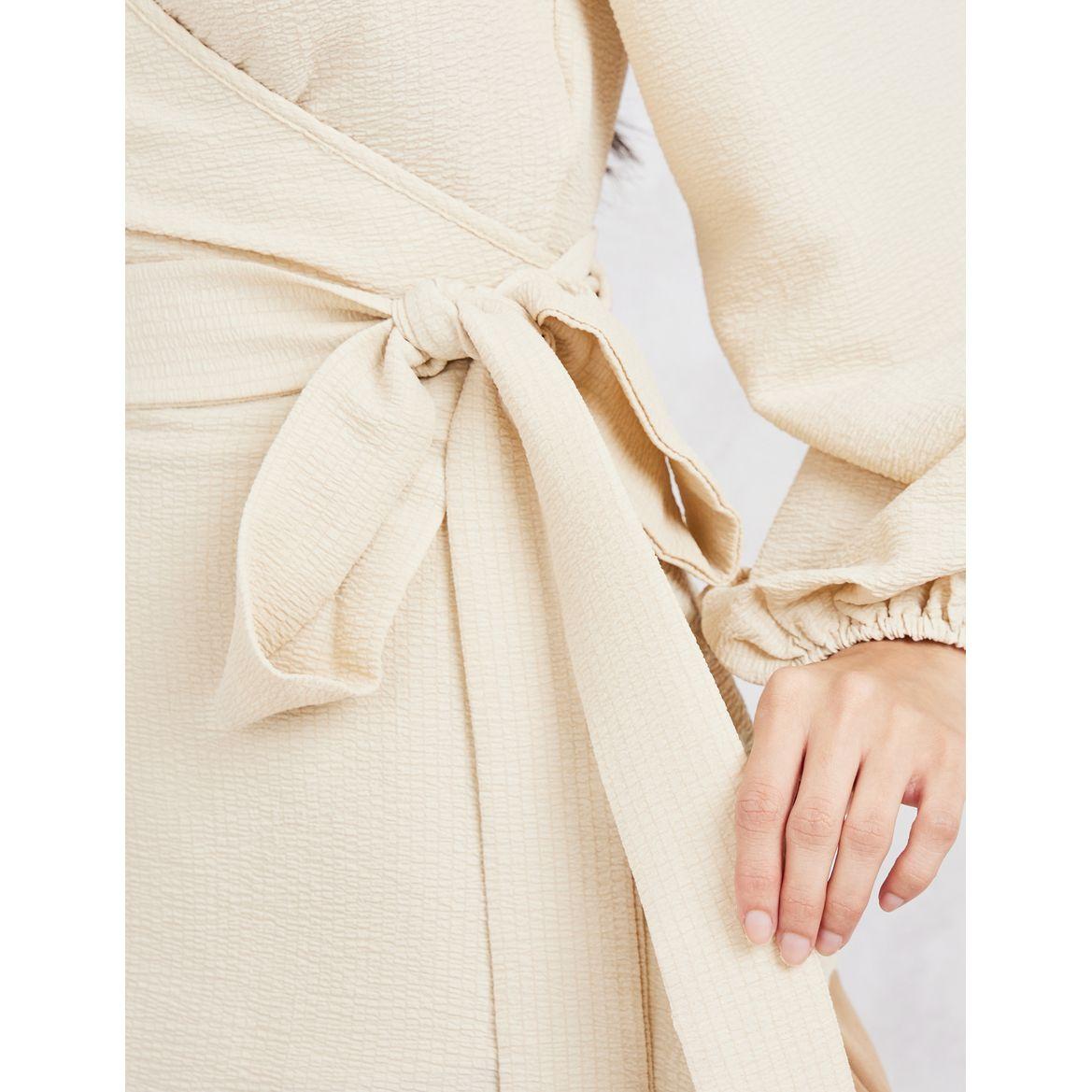 Styli Solid Long Sleeves Wrap Top-women-clothing-shirtsandblouses-blouses-image-3