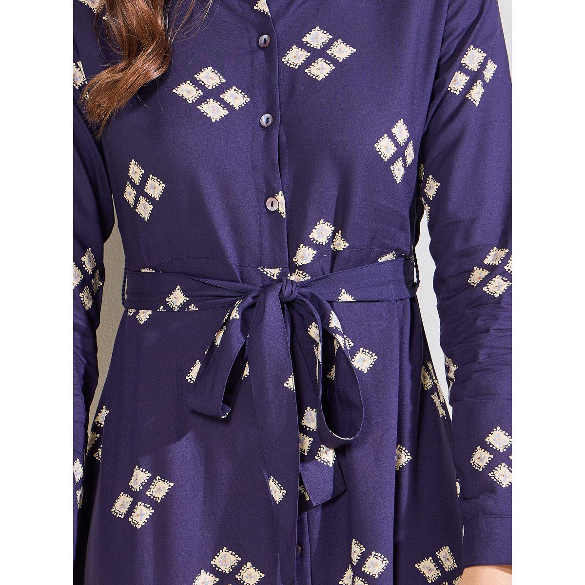 فستان ميدي مع رباط خصر-women-clothing-dresses-image-4