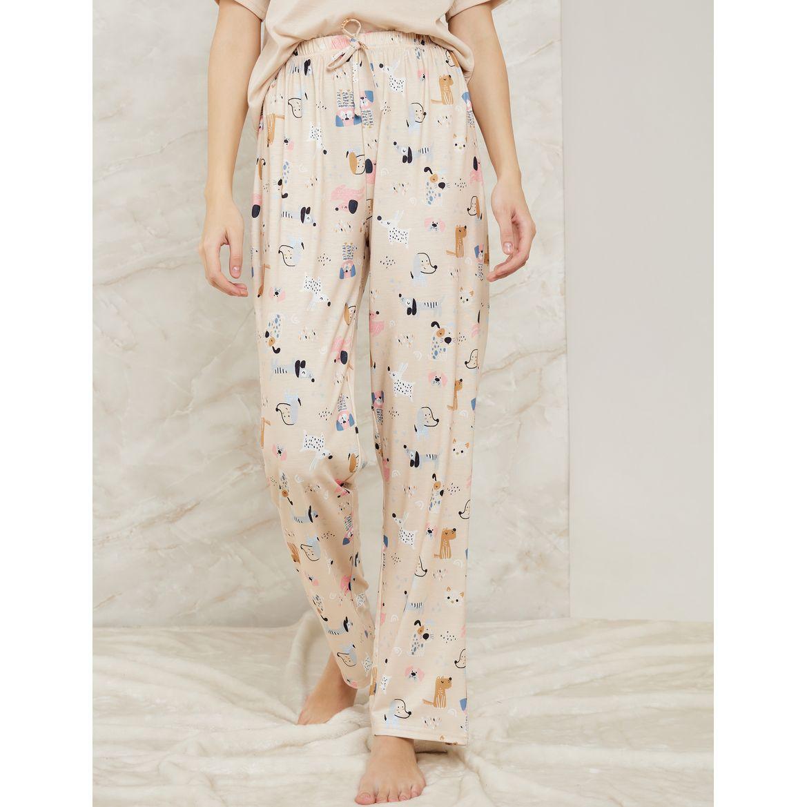 طقم بيجاما من ( بنطال + تيشيرت )-women-clothing-nightwear-pyjamas-longsets-image-4