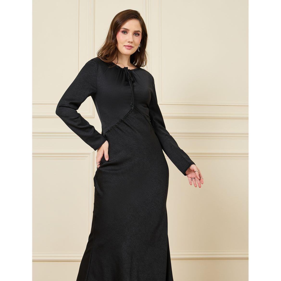 فستان طويل منمق بالخرز-women-clothing-dresses-image-2