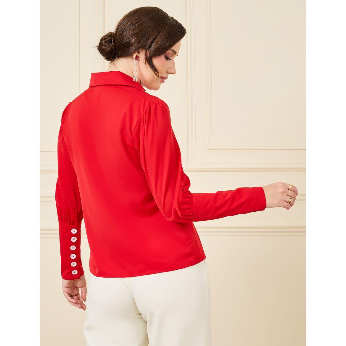 Styli V Neck Regular Fit Blouse-women-clothing-shirtsandblouses-blouses-image-6