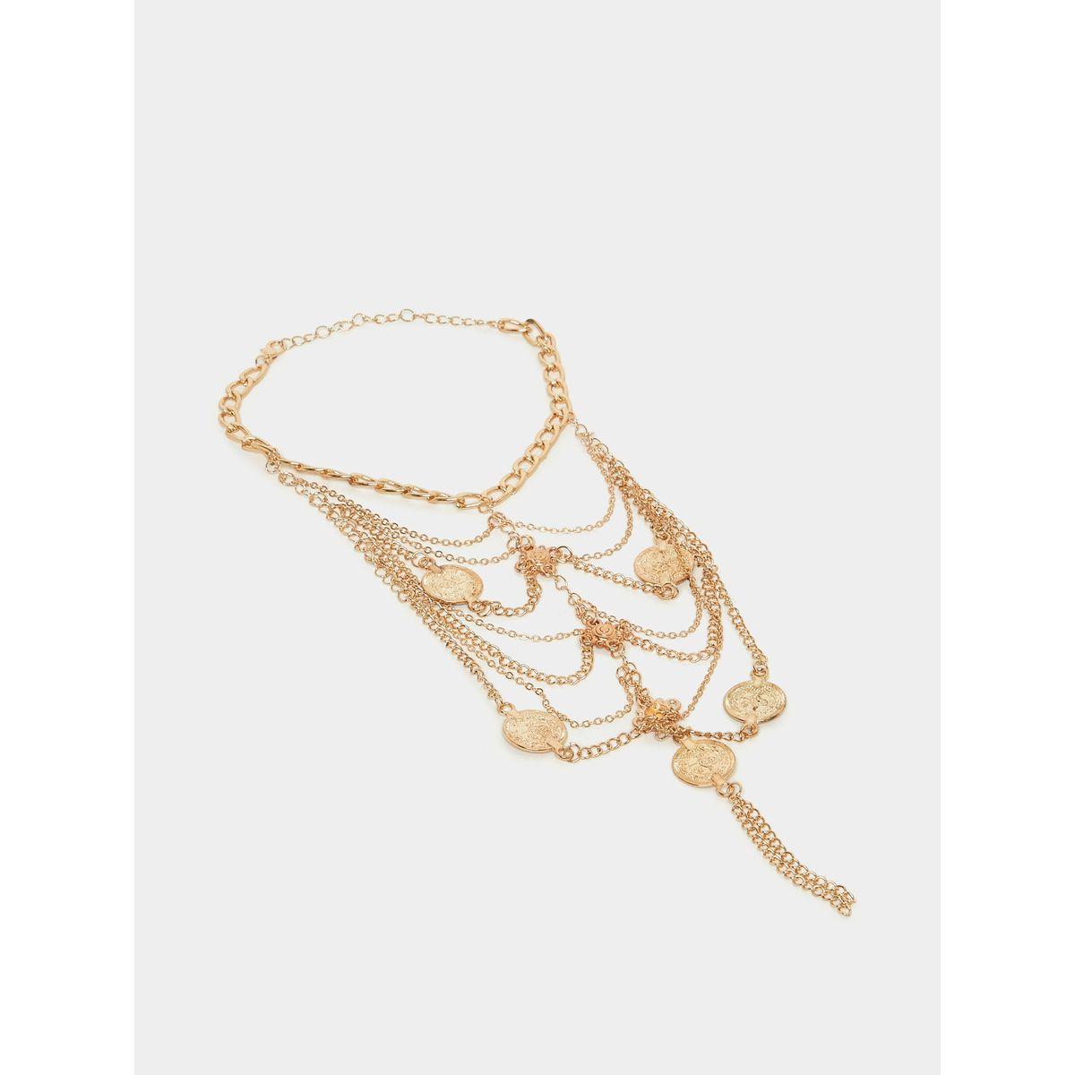 Styli Multi Chain Anklet-women-watchesandjewellery-jewellery-anklets-image-1