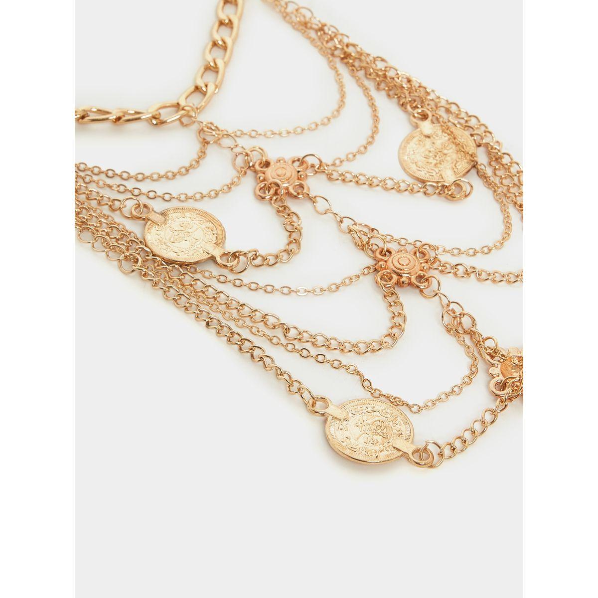 Styli Multi Chain Anklet-women-watchesandjewellery-jewellery-anklets-image-2