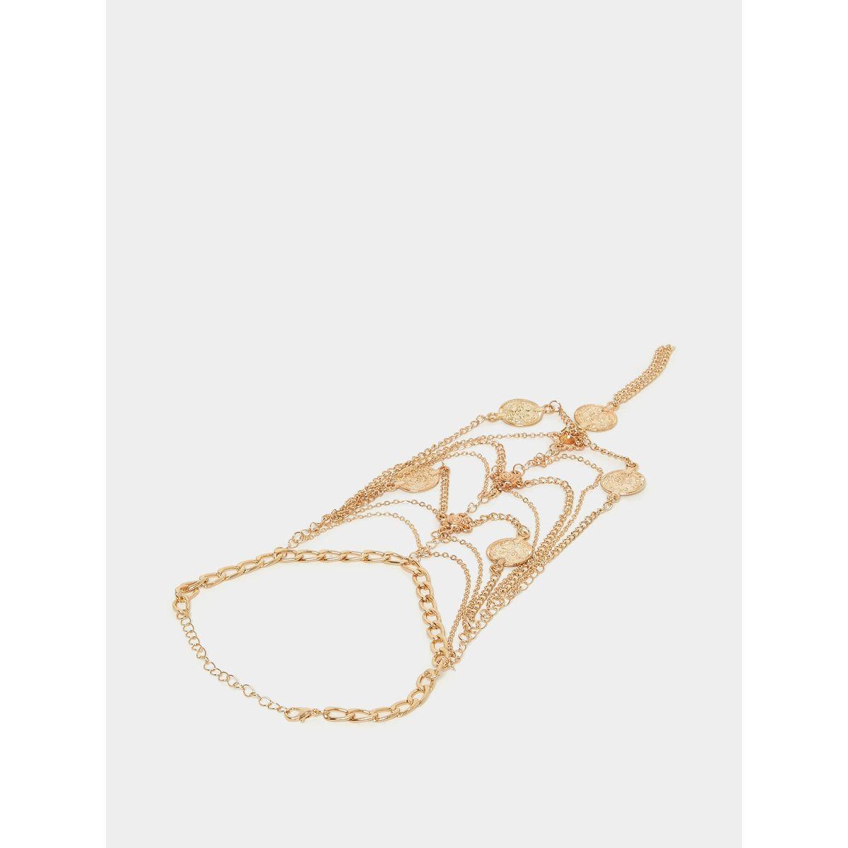 Styli Multi Chain Anklet-women-watchesandjewellery-jewellery-anklets-image-3