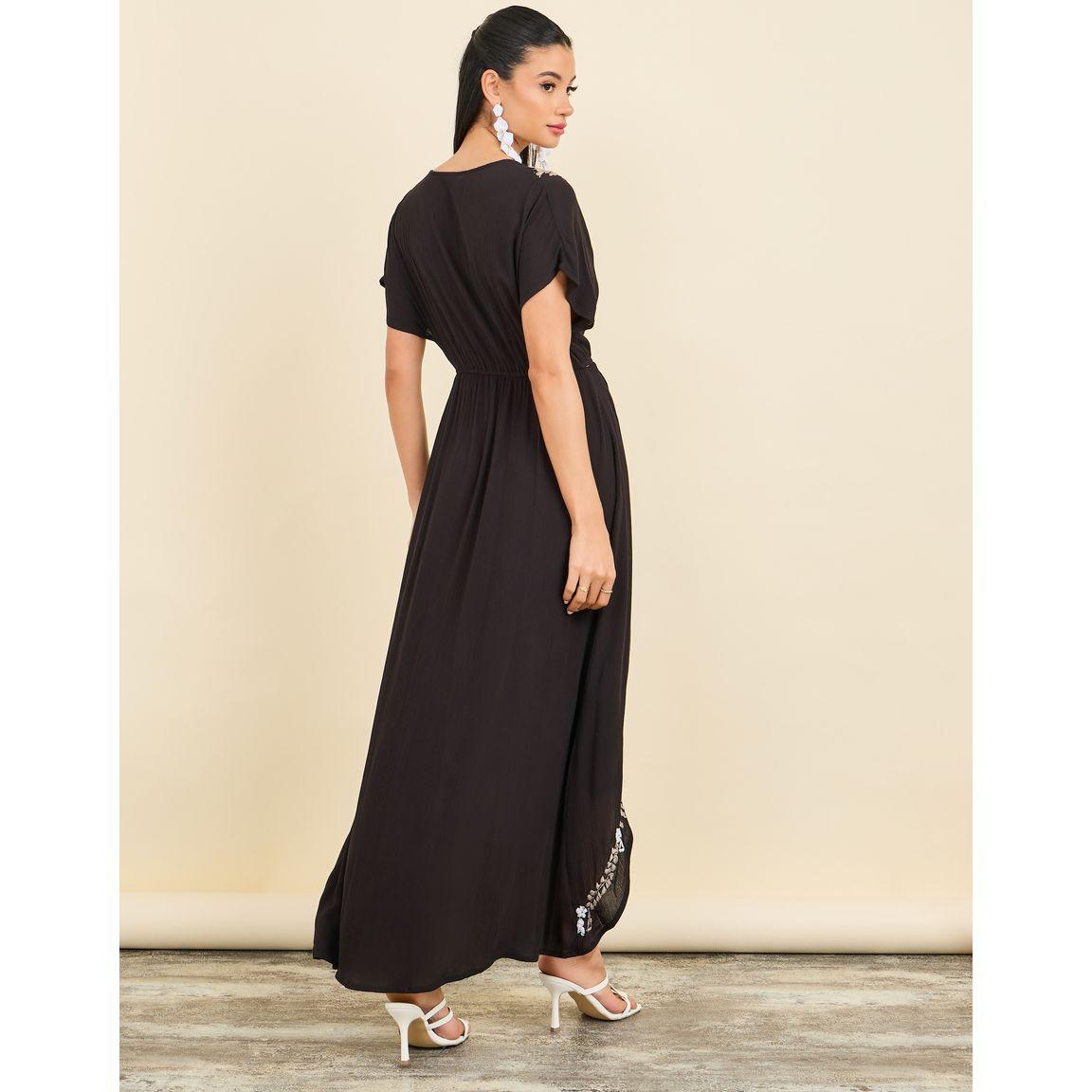 Styli Embroidered Asymmetric Hem A-Line Midi Dress-women-clothing-dresses-image-4