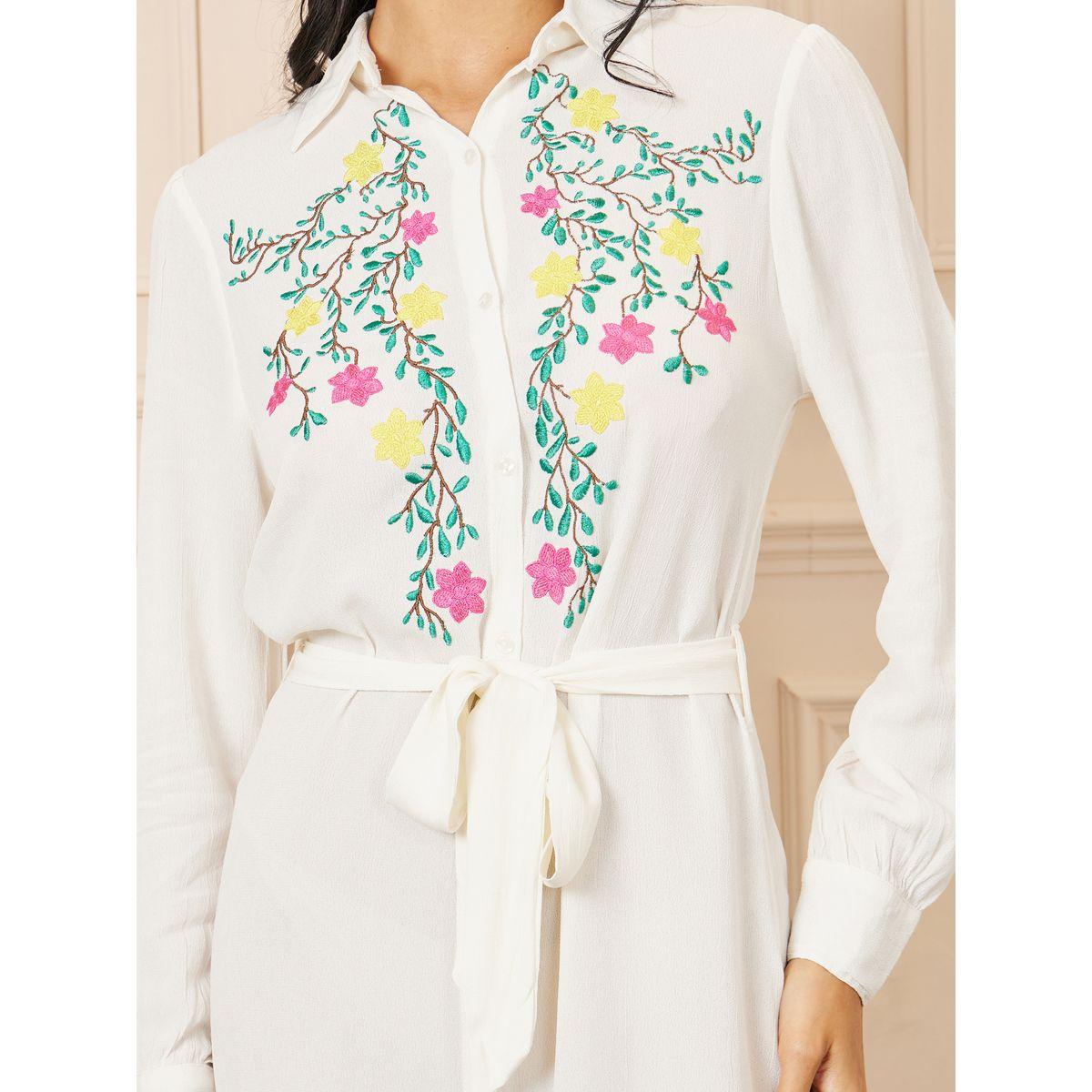 فستان ميدي بتفاصيل مُطرّزة مع اربطة-women-clothing-dresses-image-3