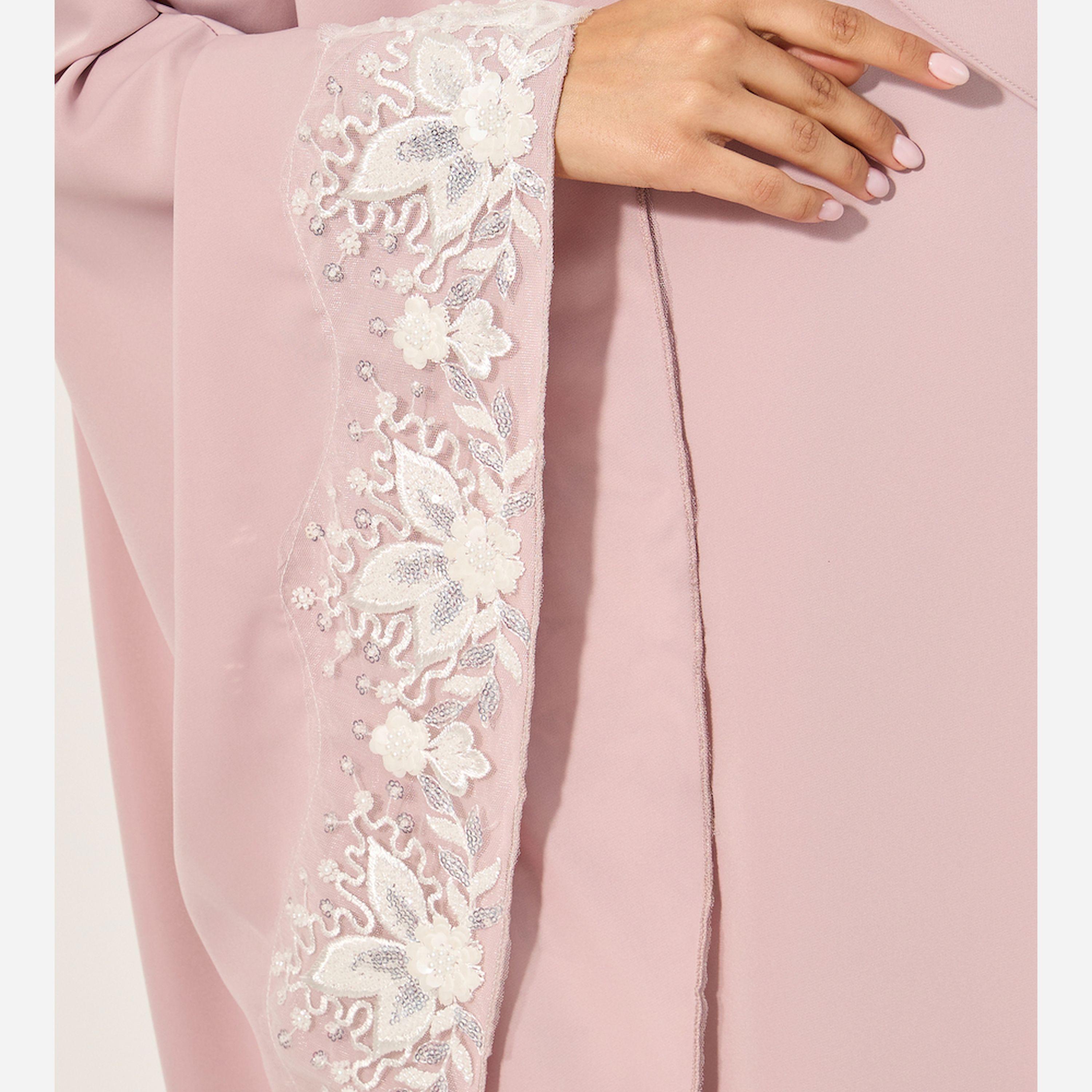 ستايلي - فستان ماكسي سادة بأكمام واحدة وكتف واحد-women-clothing-dresses-image-4