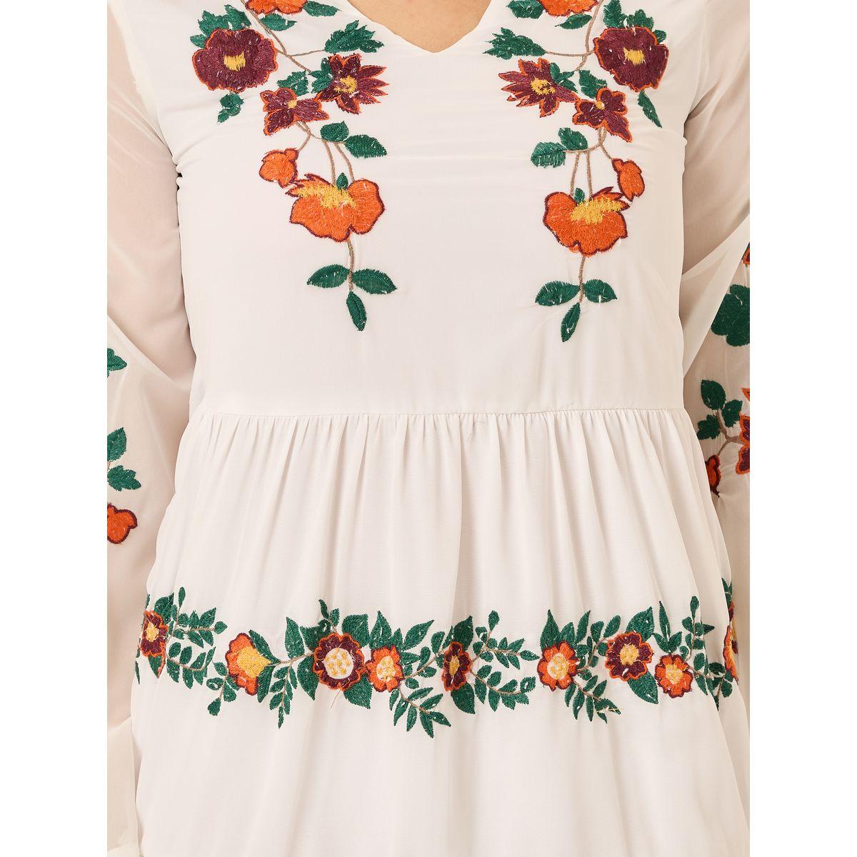 Styli Embroidered V Neck Tiered Midi Dress-women-clothing-dresses-image-3