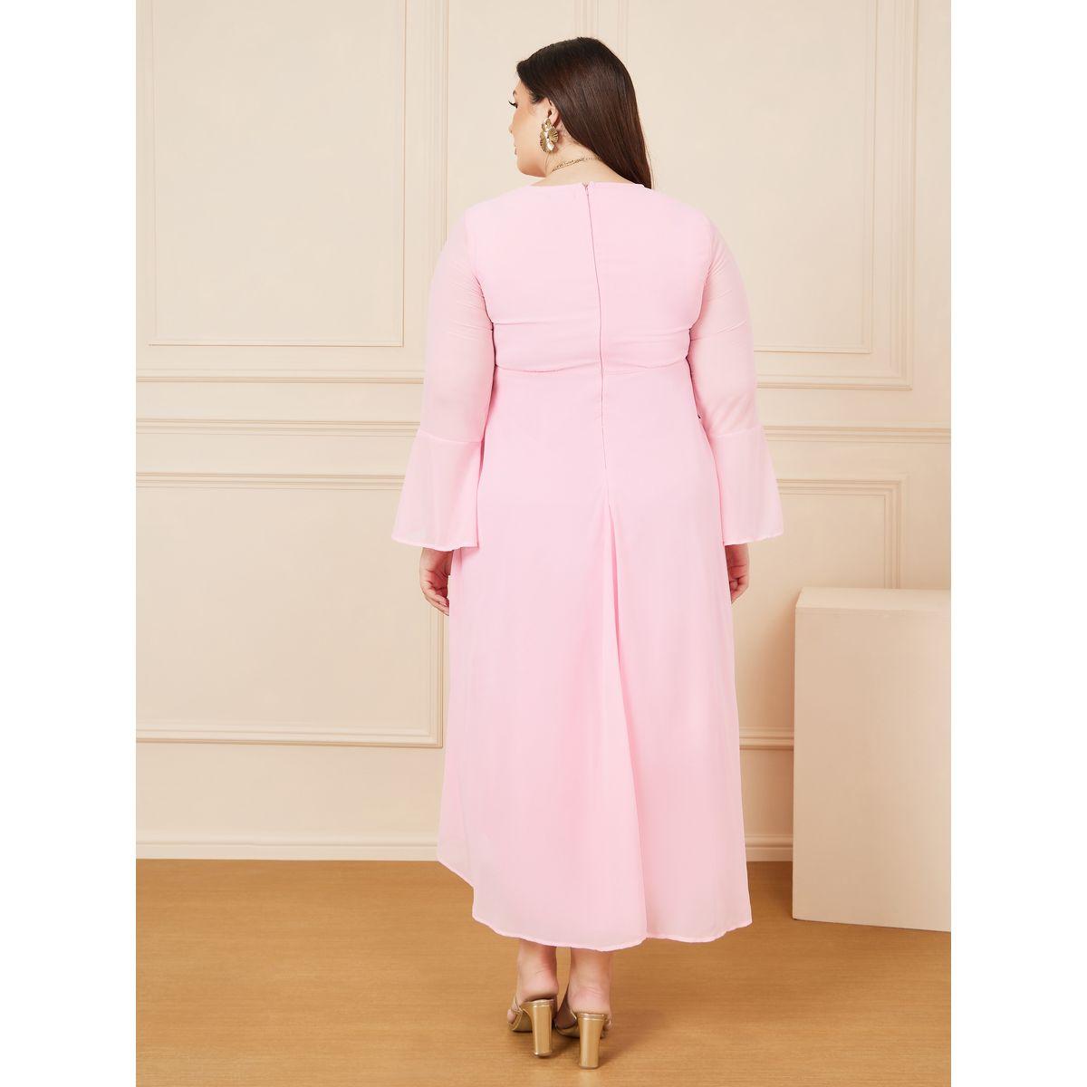 فستان ميدي بنمط لف وكسرات-women-clothing-dresses-image-4