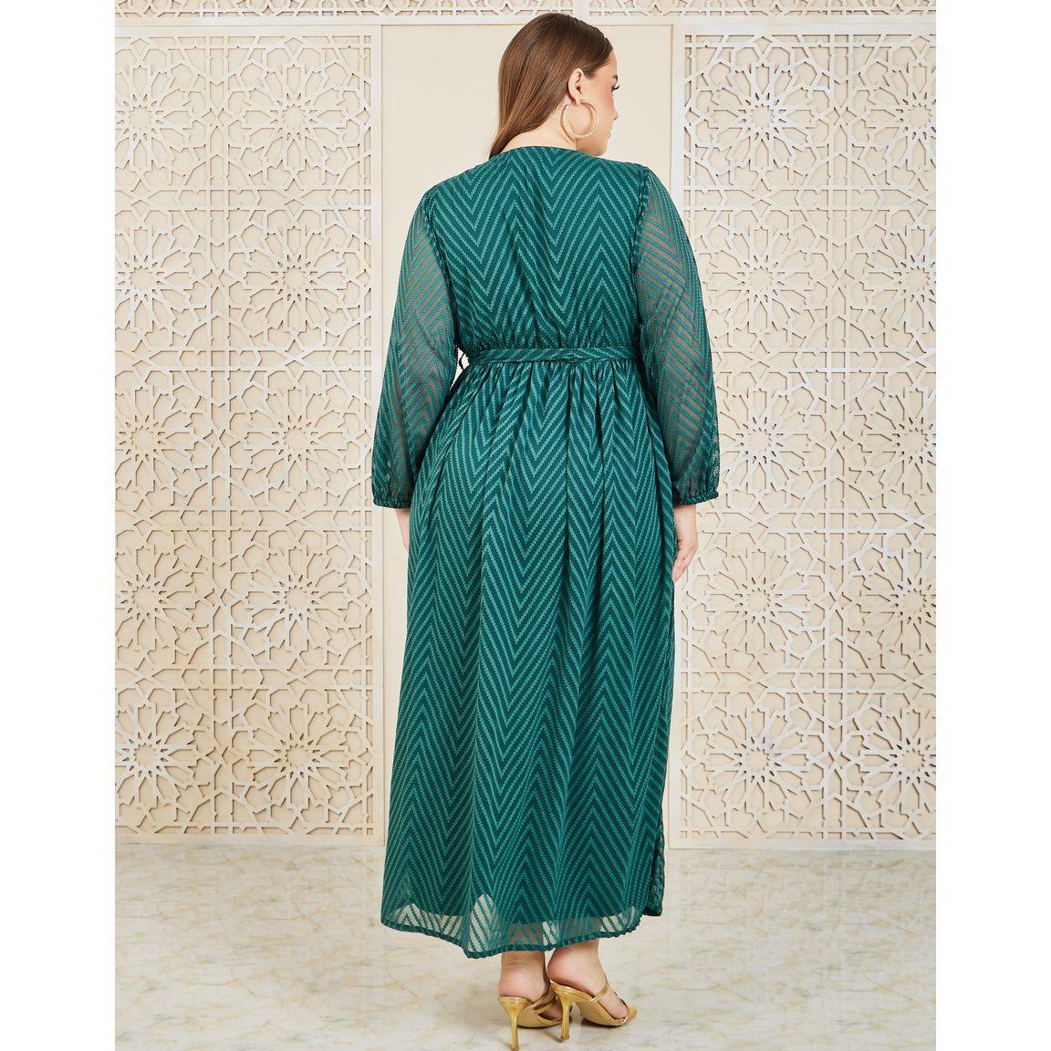 فستان طويل بمقاس واسع وتفاصيل بارزة-women-clothing-dresses-image-1