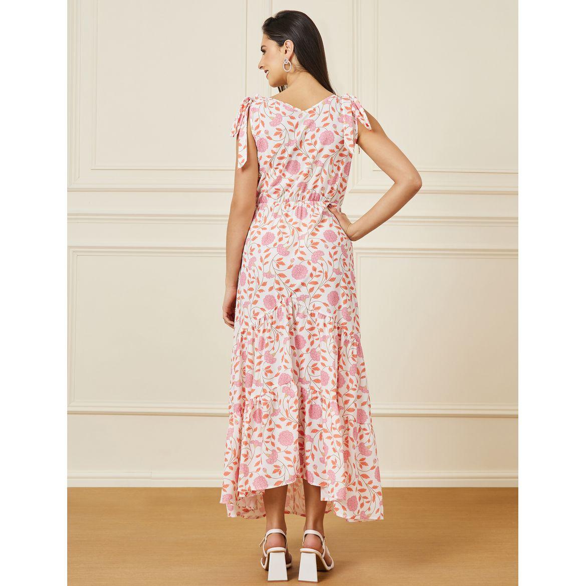 Styli Floral Print Tie Up Sleeveless Tiered Maxi Dress-women-clothing-dresses-image-4