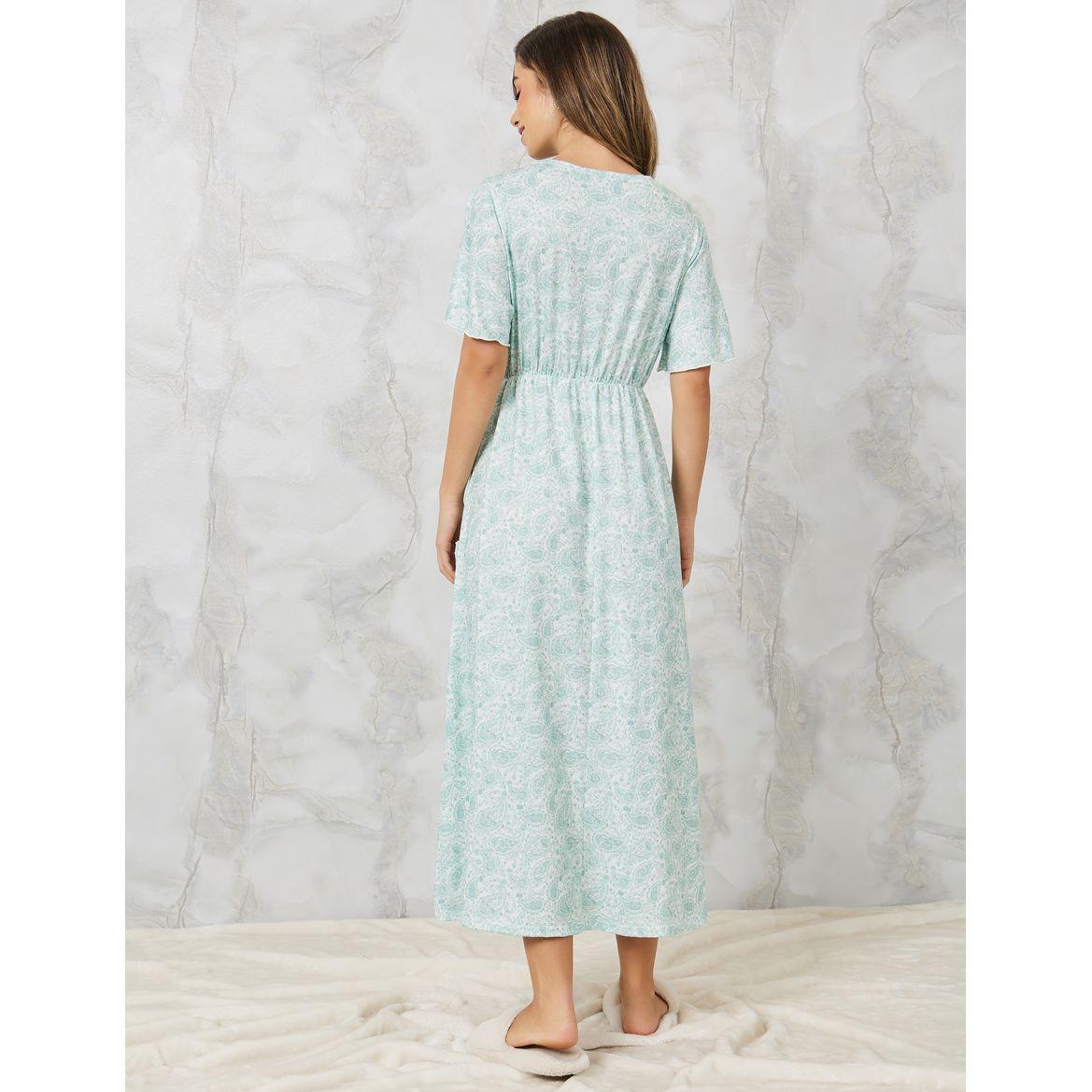قميص نوم مطبع بطبعة زهور-women-clothing-nightwear-nighties-image-4