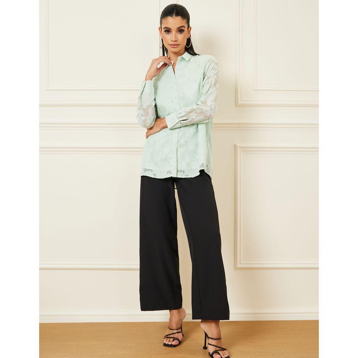 بلوزة جاكار واسعة بأكمام طويلة-women-clothing-shirtsandblouses-shirts-image-3