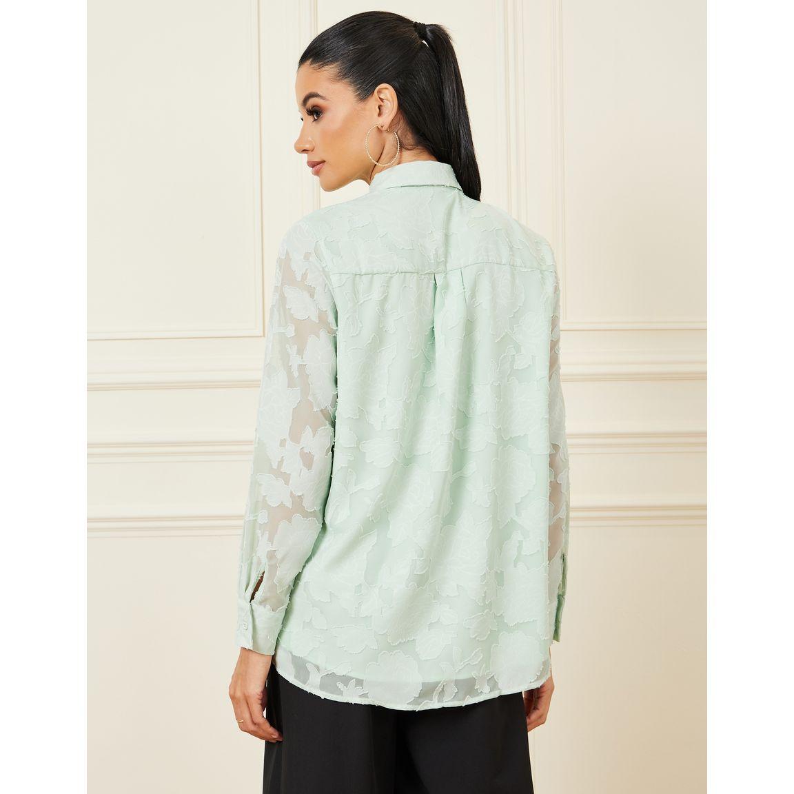 بلوزة جاكار واسعة بأكمام طويلة-women-clothing-shirtsandblouses-shirts-image-6