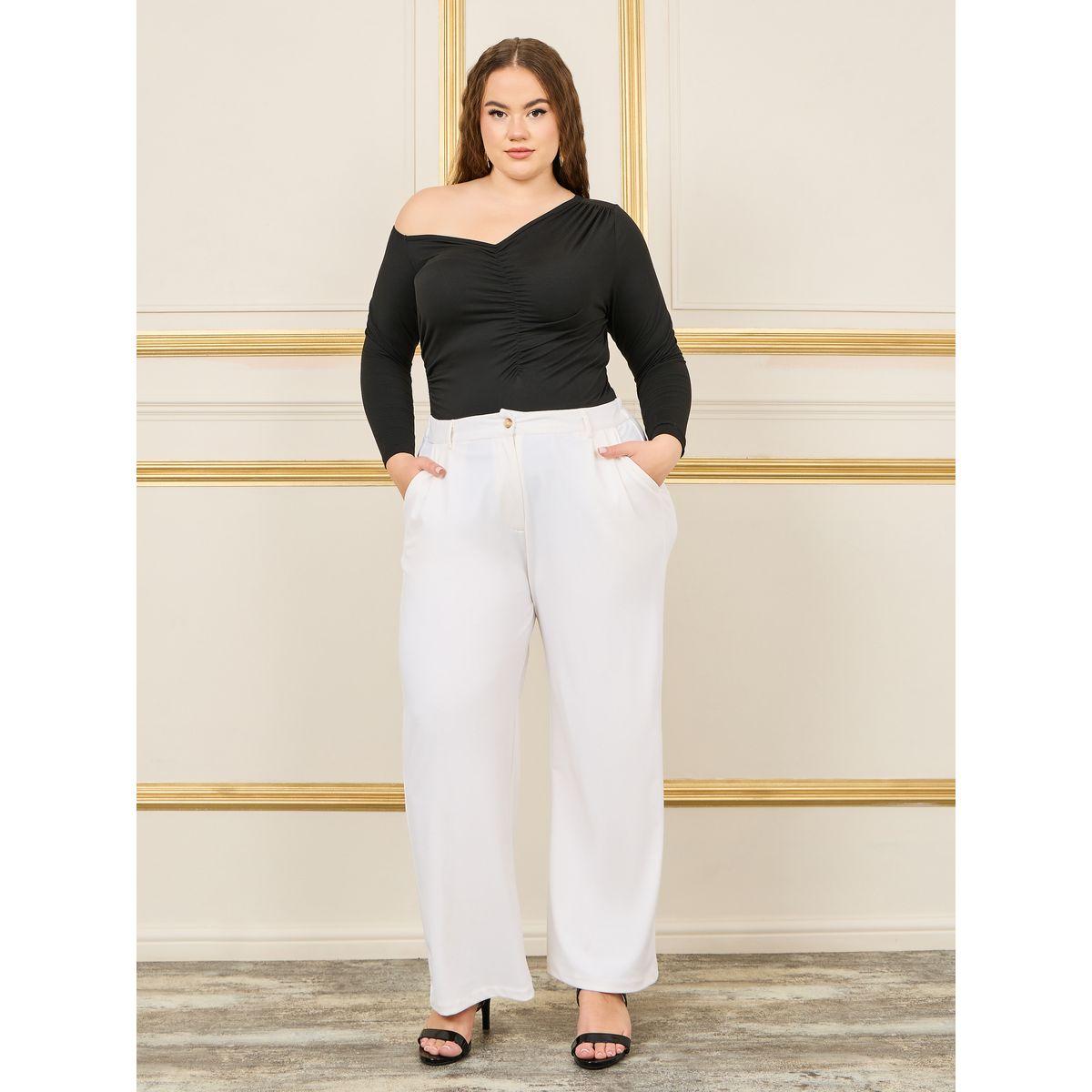 بنطال بمقاس كبير مع قصة ارجل مستقيمة-women-clothing-bottoms-trousers-image-2