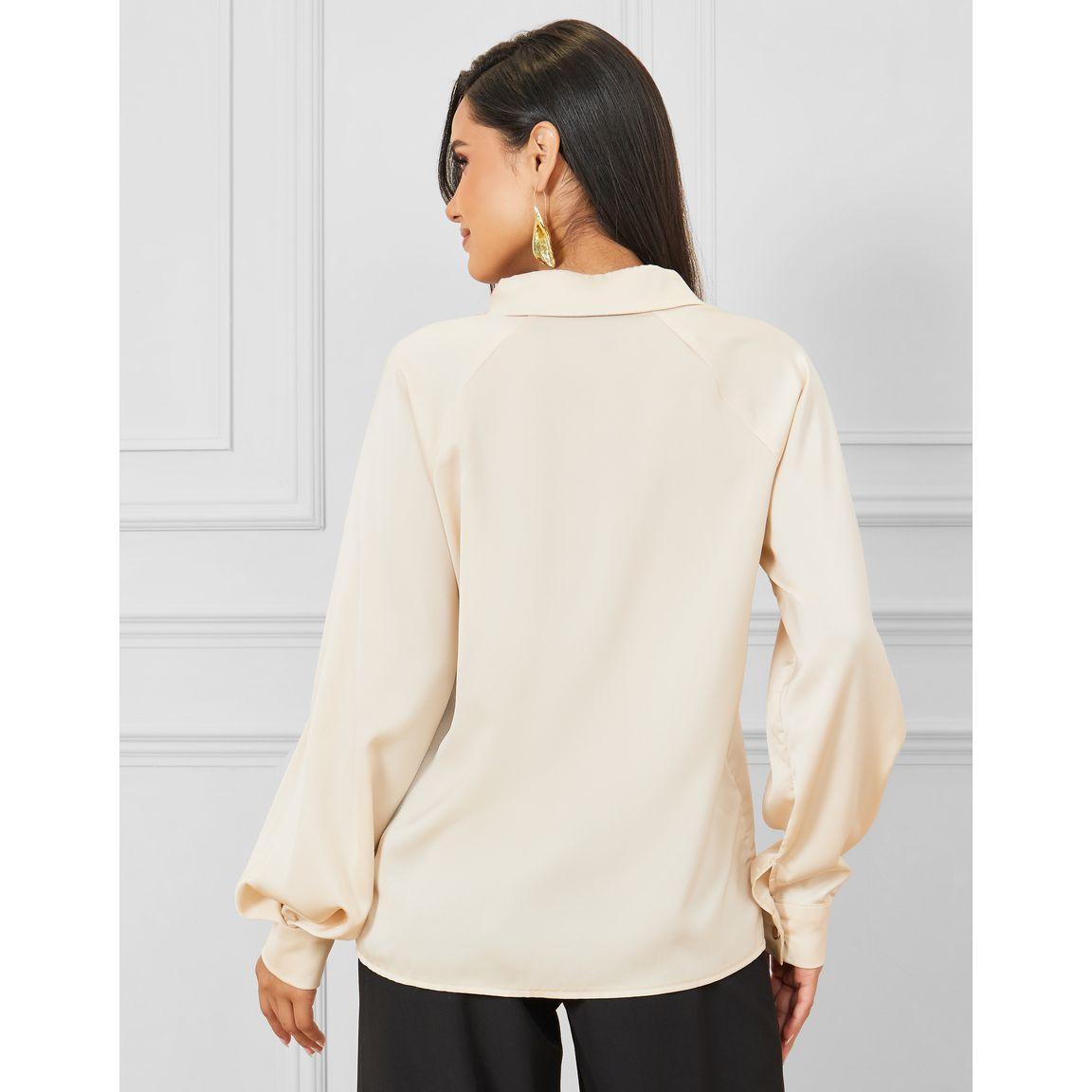 Styli Satin V Neck Collared Long Sleeve Shirt-women-clothing-shirtsandblouses-shirts-image-6