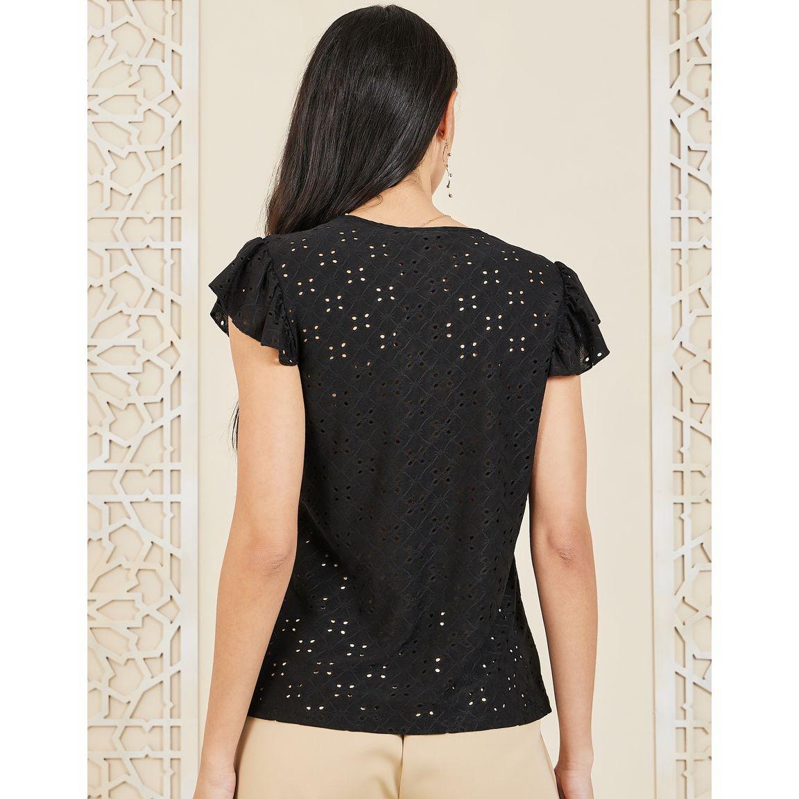 Styli Schiffli Button Detail Wide Neck Blouse-women-clothing-shirtsandblouses-blouses-image-5