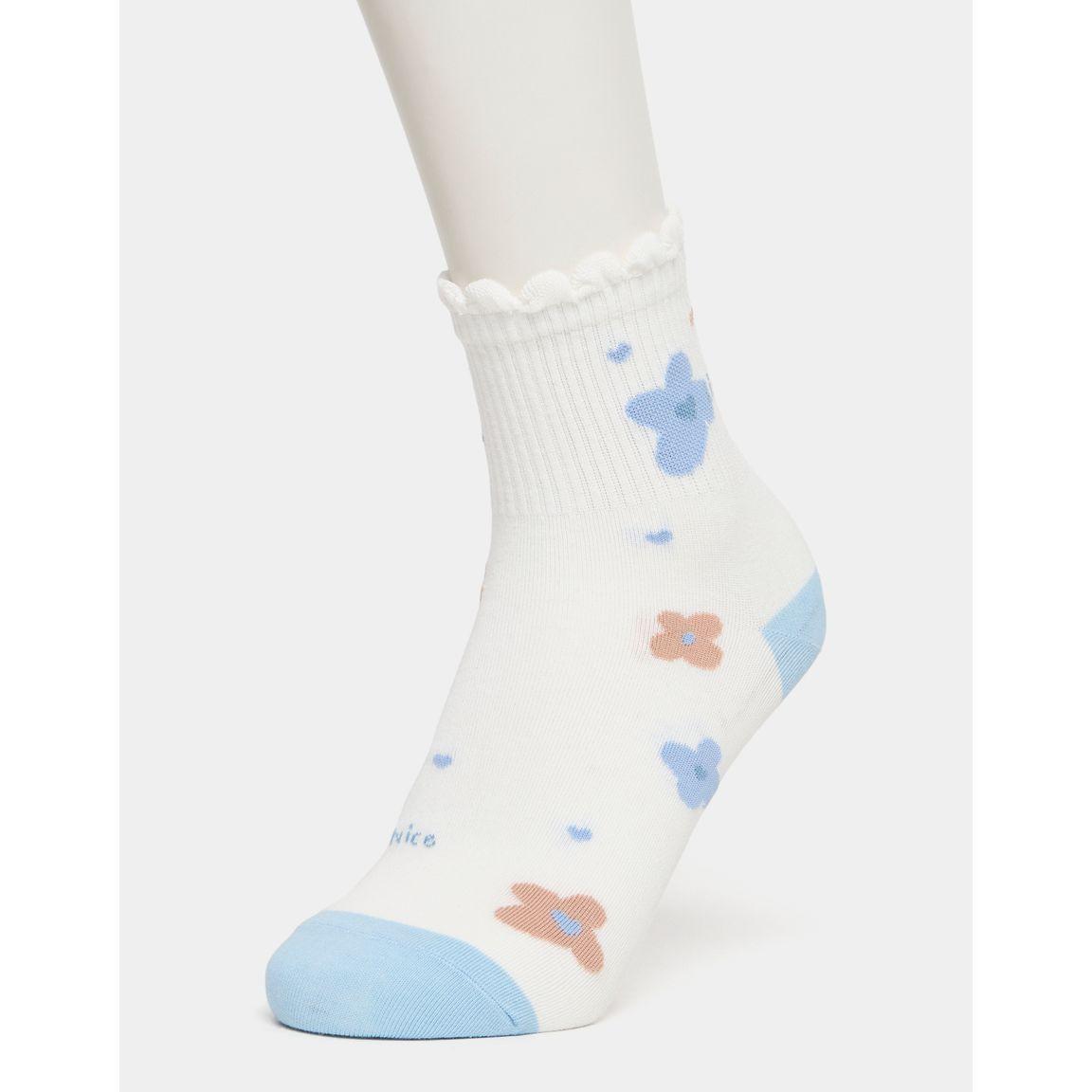 Styli Set of 5 - Floral Print Socks-women-socksandstockings-image-2