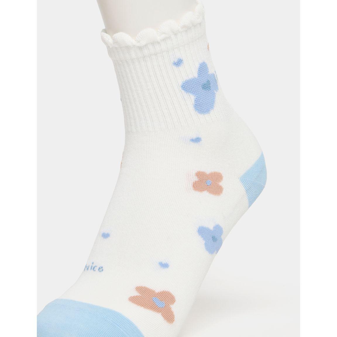 Styli Set of 5 - Floral Print Socks-women-socksandstockings-image-3