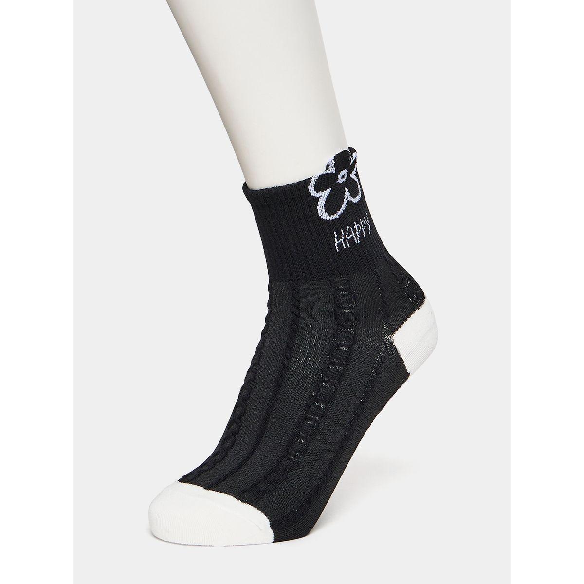 Styli Set of 5 - Flower and Heart Print Socks-women-socksandstockings-image-2