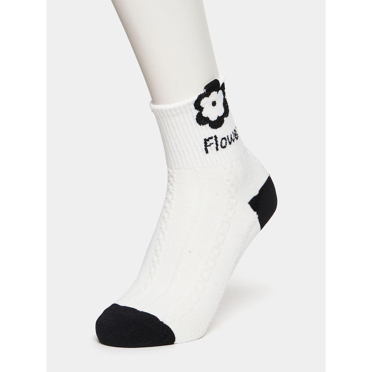 Styli Set of 5 - Flower and Heart Print Socks-women-socksandstockings-image-6