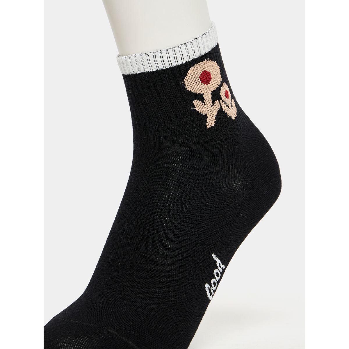 Styli Set of 5 - Printed Rib Socks-women-socksandstockings-image-7