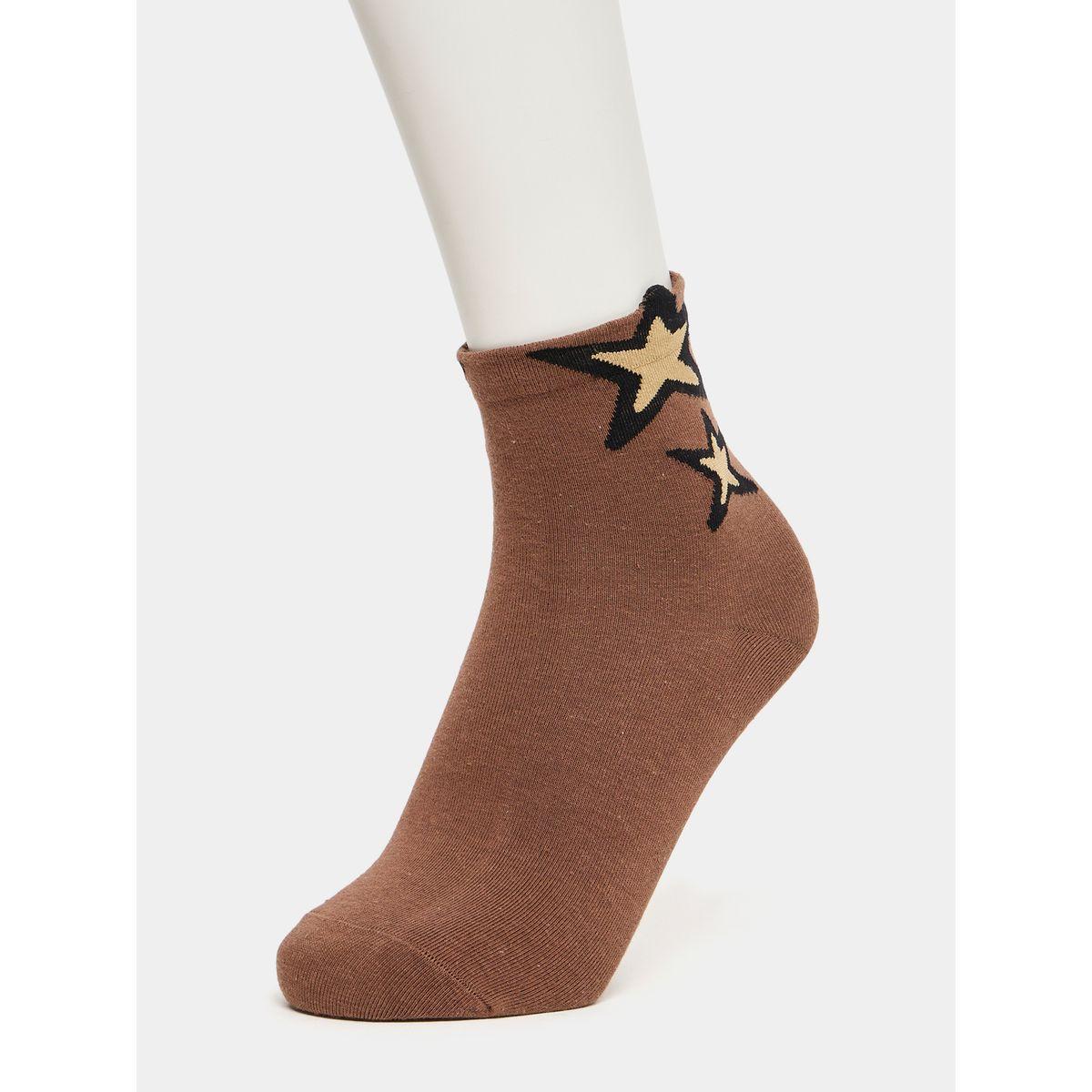Styli Set of 5 - Dog Print Crew Socks-women-socksandstockings-image-4