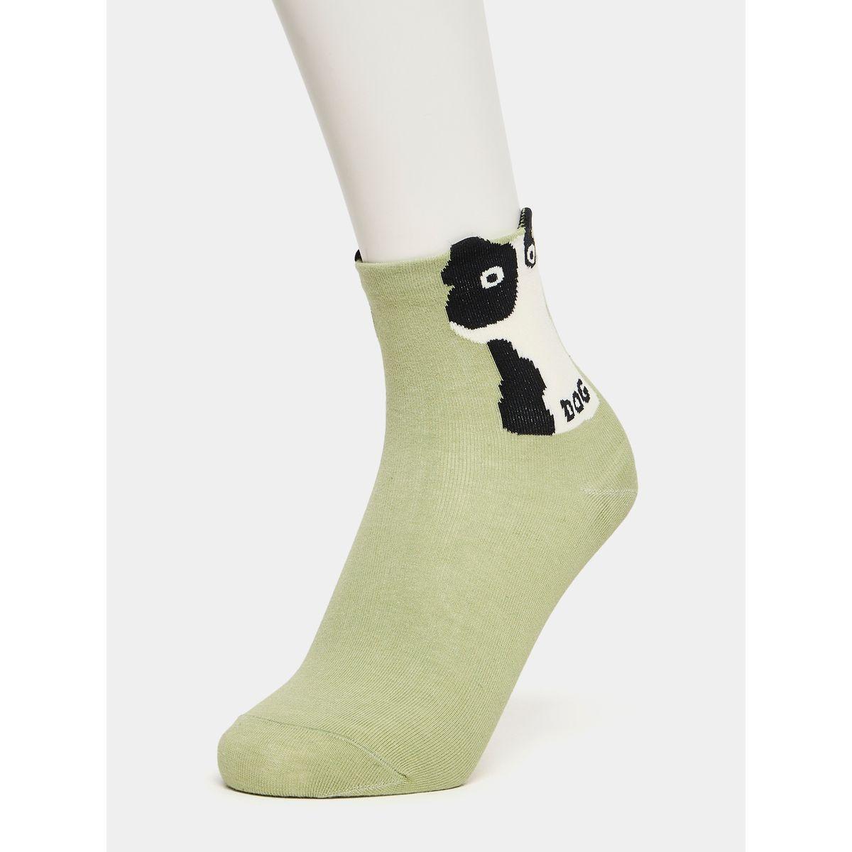Styli Set of 5 - Dog Print Crew Socks-women-socksandstockings-image-6