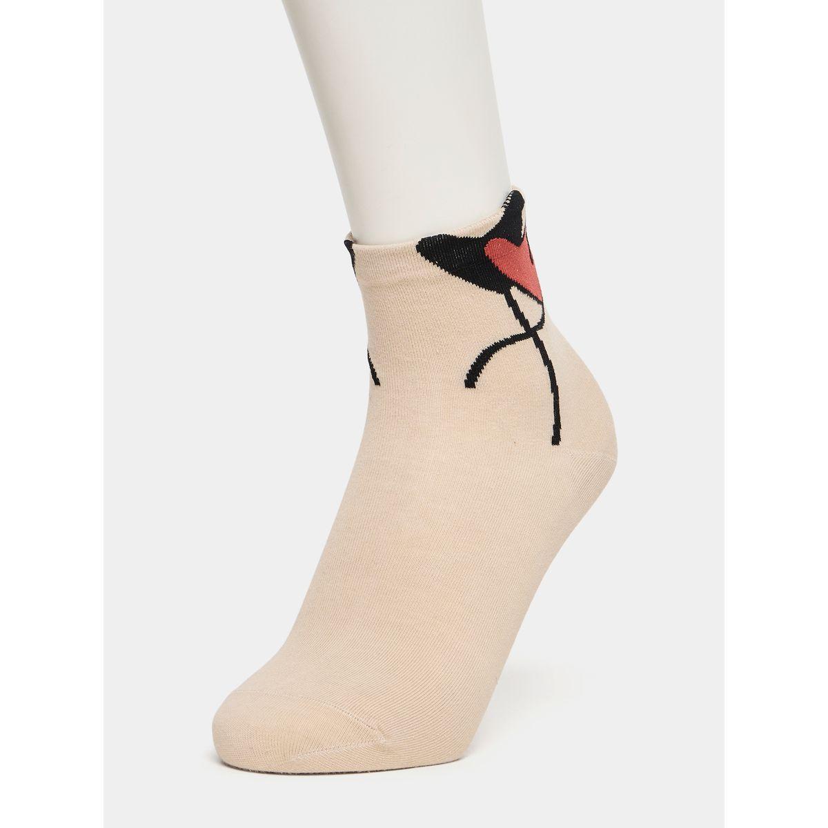 Styli Set of 5 - Dog Print Crew Socks-women-socksandstockings-image-8