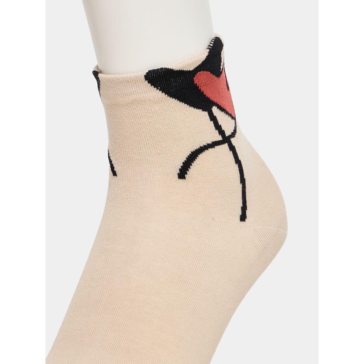 Styli Set of 5 - Dog Print Crew Socks-women-socksandstockings-image-9