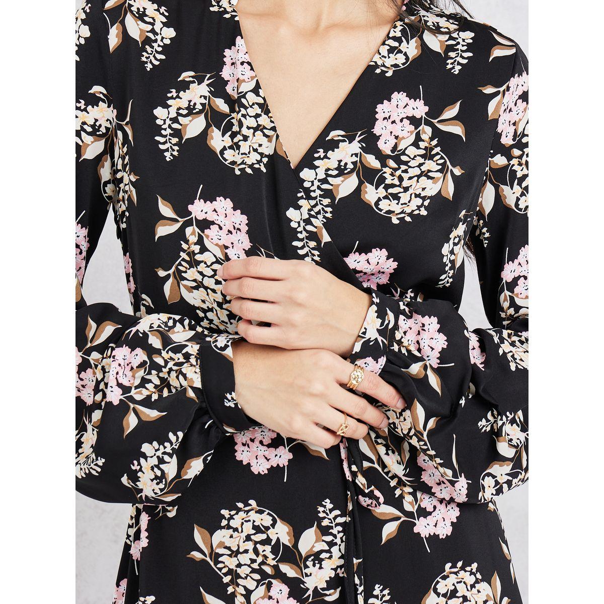 Styli Floral Print A-Line Wrap Maxi Dress-women-clothing-dresses-image-3