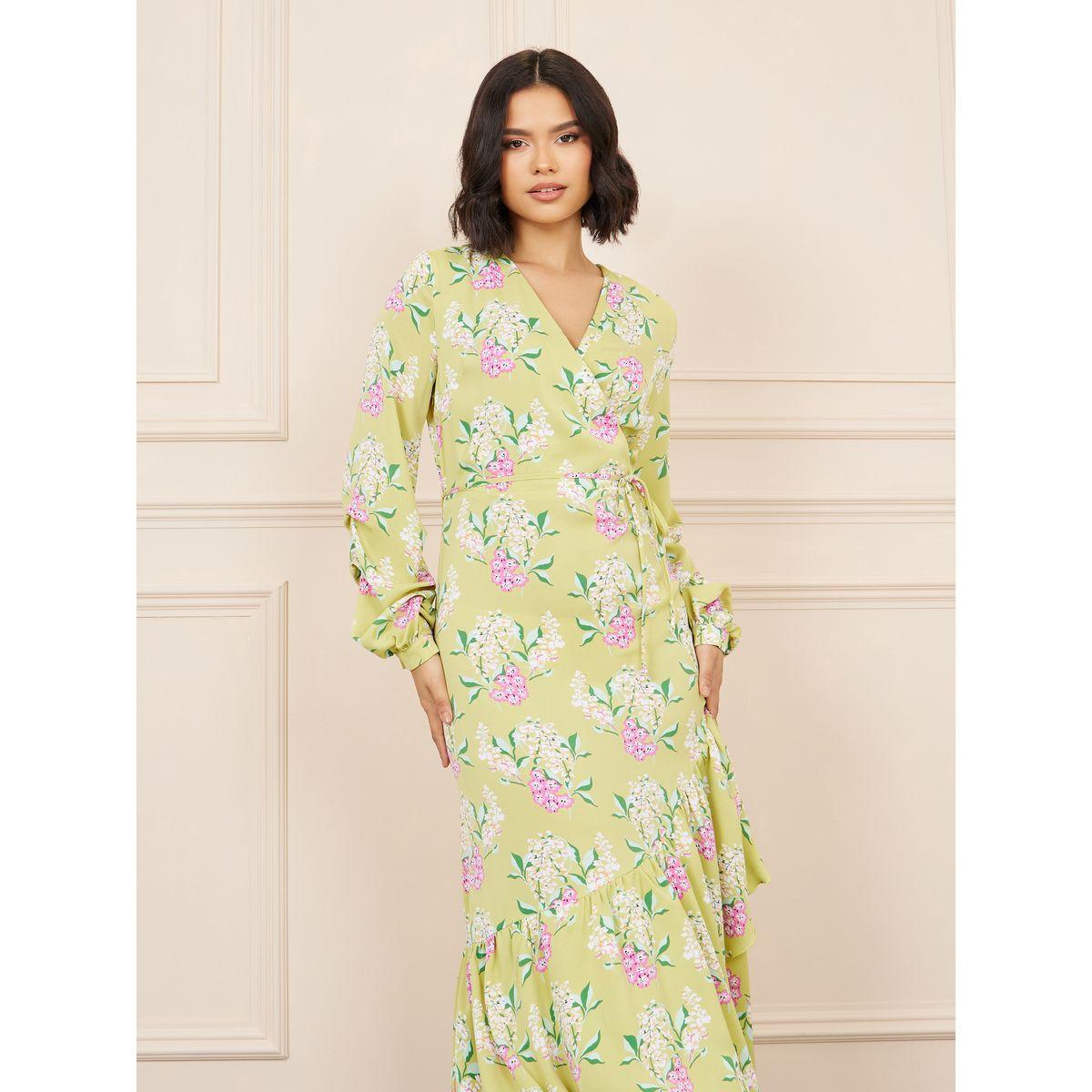Styli Floral Print A-Line Wrap Maxi Dress-women-clothing-dresses-image-2