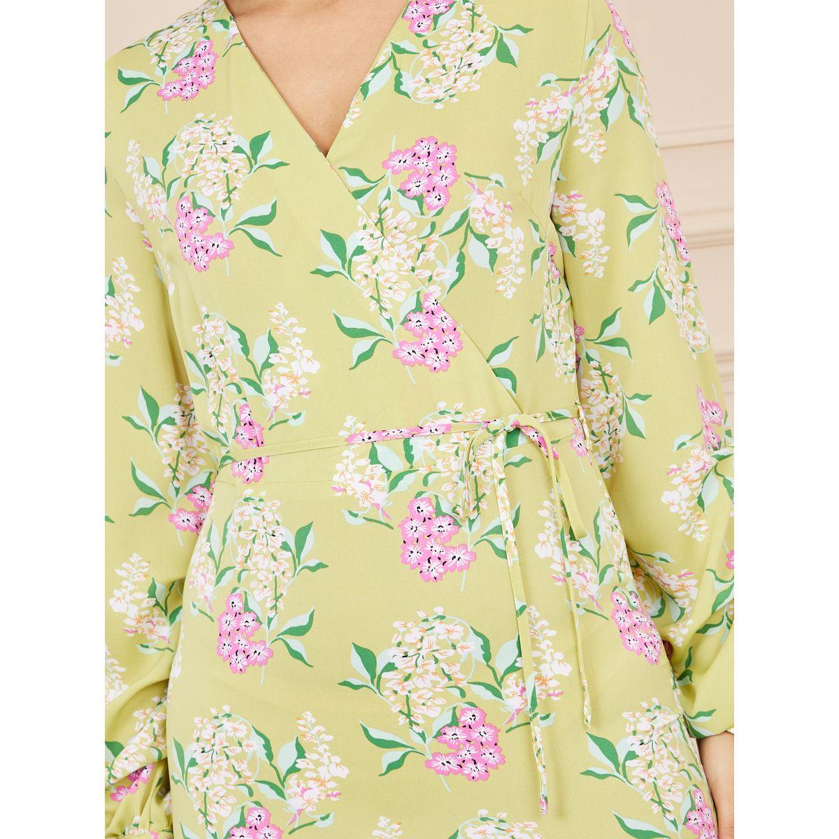 Styli Floral Print A-Line Wrap Maxi Dress-women-clothing-dresses-image-3