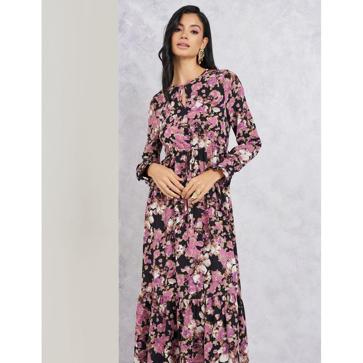 Styli All Over Print A-Line Maxi Dress-women-clothing-dresses-image-2