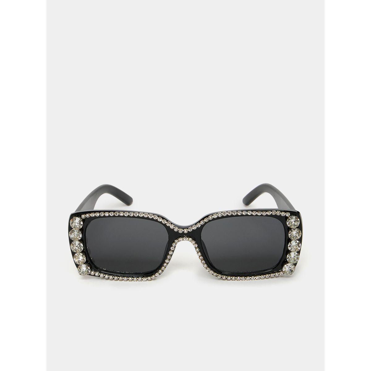 Styli Embellished Frame Sunglasses-women-sunglasses-image-2